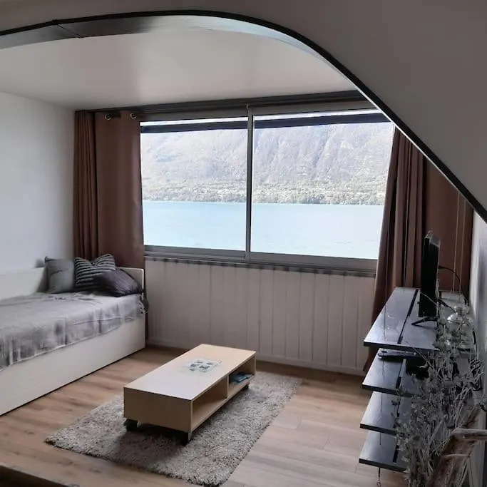Apartmán Pepite Du Lac Vue Imprenable 40M2 Tresserve Plage Aix Les Bains Francie